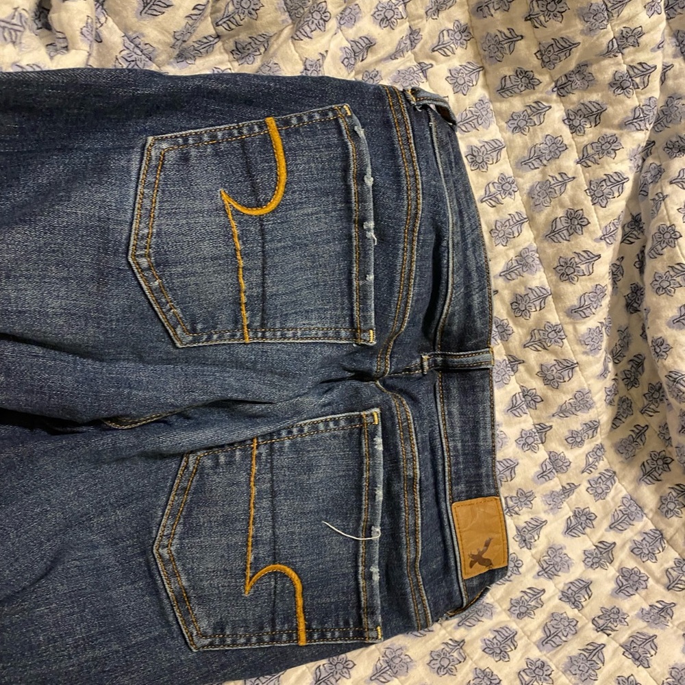 American eagle dark wash skinny